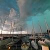 Gut, wenn man beim Anflug so einer Superzelle im sicheren Hafen ist. Dieses Bild entstand am Montagabend, als die Autofähre in Konstanz ...