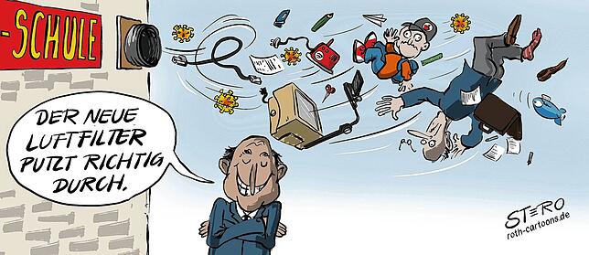 Bild 48: Die Karikatur der Woche: Wie weit weg ist noch zu nah dran?