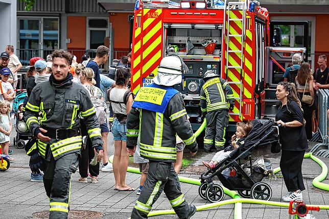 Bild 6: Bilder der Schauübung von Radolfzeller Hilfsorganisationen
