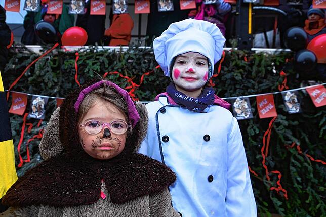 Bild 12: So bunt ist der Kinderumzug beim Dauchinger Narrentreffen