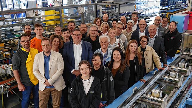 Sie machen Werbung für den 16. Tag des offenen Handwerks in Singen. 38 Betriebe öffnen für rund 450 Schüler der siebten bis neunten ...
