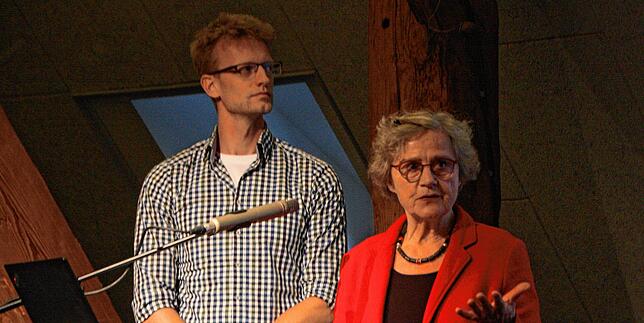 Gisela Stete und Sascha Klein berichten, was ein Klima-Mobilitätsplan leisten kann. Sie verdeutlichen, dass der Autoverkehr zurückgehen ...