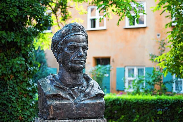 Verewigt mit einer Skulptur: Fuggerei-Gründer Jakob Fugger.
