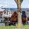 Diese Aussicht zieht Urlauber an: Unter anderem am Iznanger Hafen bietet die Höri Platz, um die Nähe zum Bodensee zu genießen.