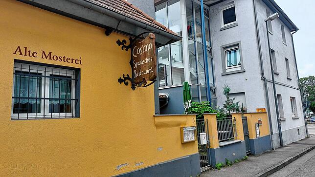 Die Alte Mosterei, heute das spanische Restaurant Cosimo, in der Spitalstraße – nur ein Katzensprung vom Bahnhof.