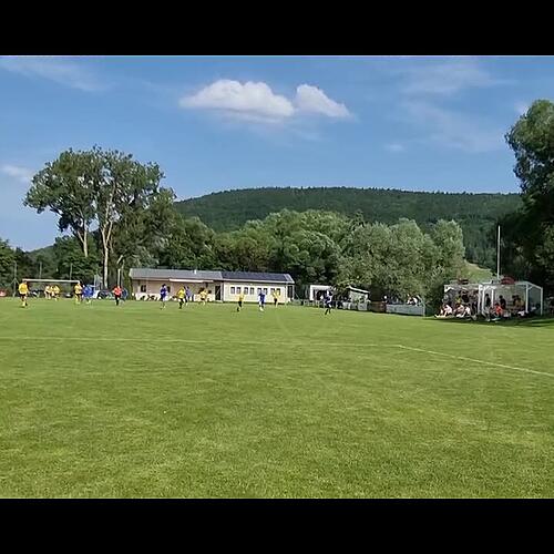 Der Treffer zum 8:0-Endstand