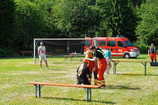 Bild 24: Bombenwetter und geniale Fernseicht beim HeRiGöSt Jugendfeuerwehr-Turnier