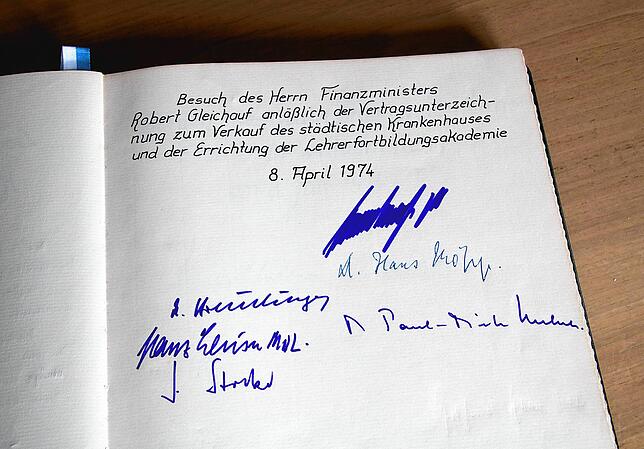 Besuch von Finanzminister Robert Gleichauf