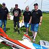 Die Vereinsvorstände der Modellfluggruppe Markdorf (von links): Manfred Sulzmann, Martin Biller, Andreas Kramer, Dietmar Jaut, Jürgen ...