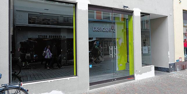 Kanzleistraße 7 im Mai. Eine Kosmetikfirma hatte hier mehrere Jahre ihr Geschäft in der Altstadt.