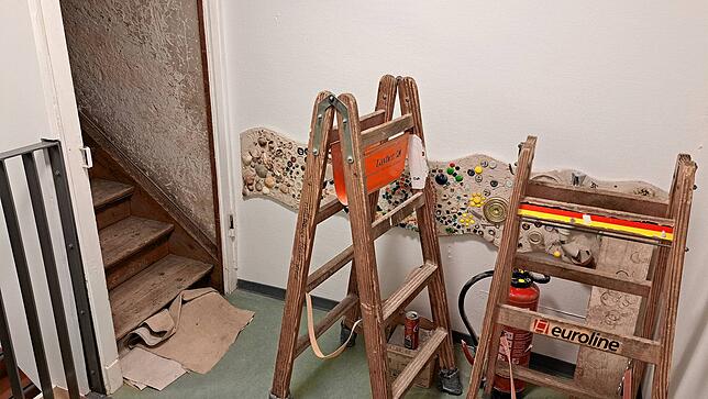 Noch stehen ein paar Leitern rum, aber es lässt sich schon erahnen, wie schön alles aussehen wird.