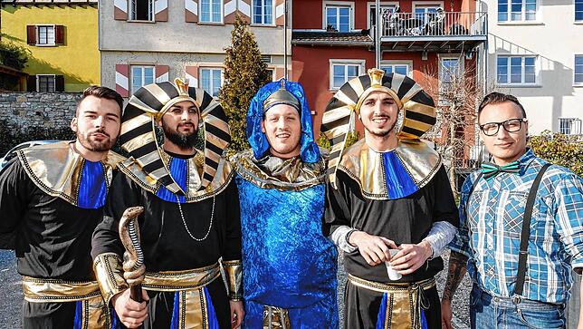 Antike Ägypter haben ihren Spaß in Tiengen.