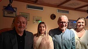 Der Vorstand des neuen Vereins Zeittauschen (von links): Norbert Schmitz, Sarah Schmitz, Martin Denz und Nasrin Stadler. Bild: Renate ...