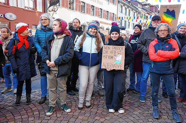 Bild 1: Waldshuter Kundgebung gegen rechts – exklusive Bilder!