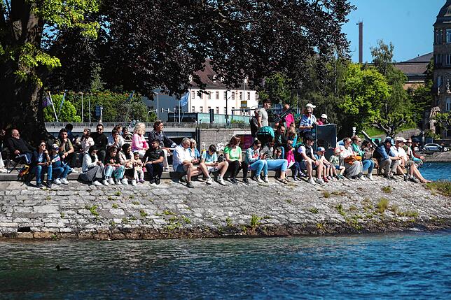 Bild 12: Spektakulär! Die besten Fotos der Wasserski-Show im Konstanzer Trichter