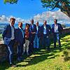 Ministerbesuch auf dem Hohentwiel (von links): Eric Thiel (Geschäftsführer des Tourismusvereins Regio Konstanz Bodensee Hegau), ...