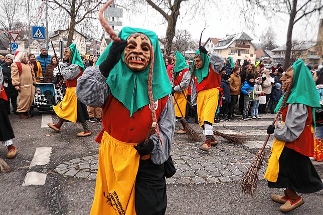 Bild 14: 29 Gruppen beim Jubiläumsumzug in Mühlhofen