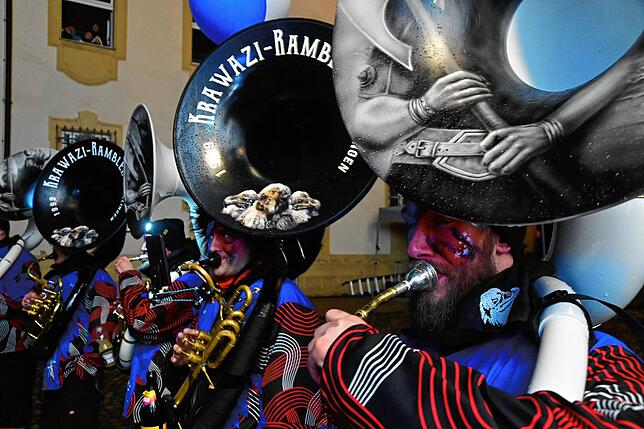 Bild 12: Villinger Fasnet wird mit Feuerwerk am Bickentor begrüßt