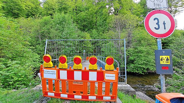 Die alte Tonnagelast der Brücke von drei Tonnen soll für die neue Brücke auf sechs Tonnen erhöht werden.
