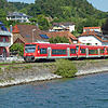 Die Bodenseegürtelbahn vor Sipplingen: Die Gemeinde will Oberleitungen vermeiden und hofft stattdessen auf Batteriezüge, die auf der ...