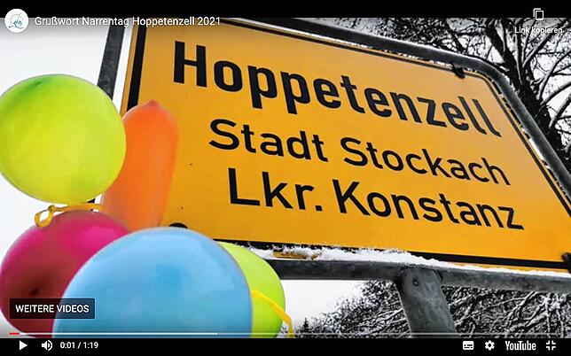 Hoppetenzell hätte zum Narrentag gerne 35 bis 40 Narrenzünfte empfangen. Nun blieb das Narrennest verwaist, aber über 30.300 Klicks beim ...