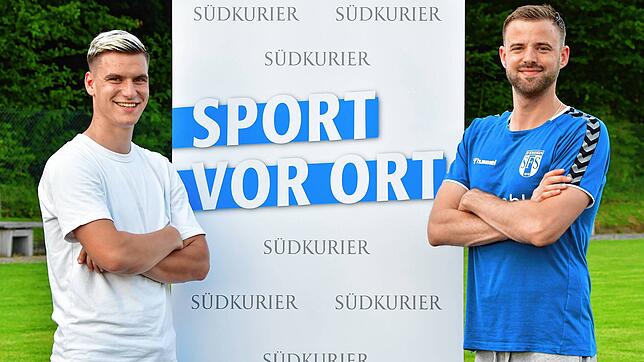 Zwei mit Plan: Yannick Klucker (links) und Jean Rossetti teilen sich zur neuen Saison die Aufgabe eines Sportchefs bei den SF Schliengen.