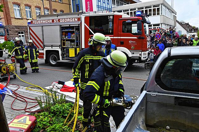 Bild 6: Bilder von der Hauptprobe der Feuerwehr St. Georgen