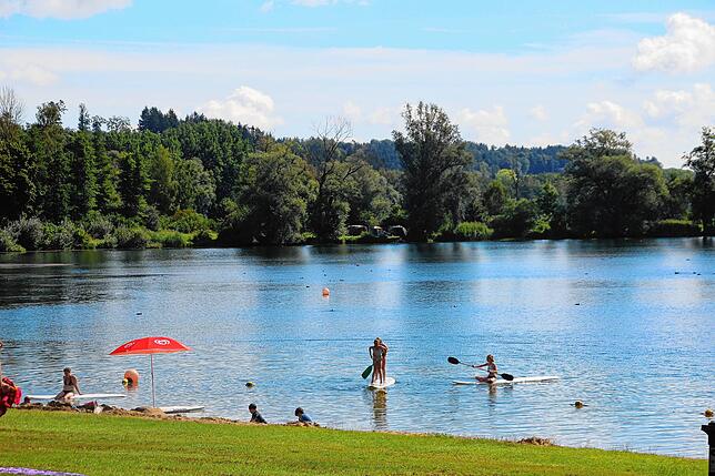 Das gepachtete Strandbad Krauchenwies lädt zum Baden ein: nach vorheriger Reservierung im Internet, kann der kostenlose Badespaß im ...