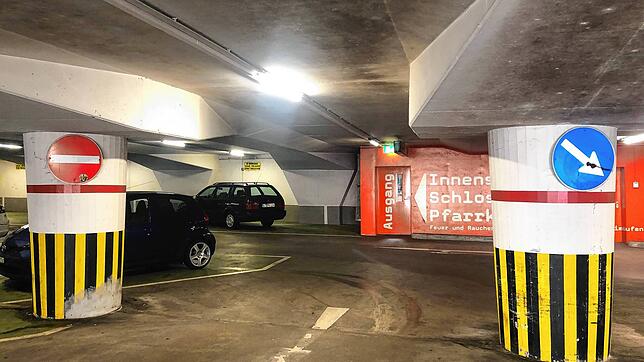 Die 38 Jahre alte Schlossgarage in Tiengen weist bauliche Mängel auf. Die Stadt will die Sanierung in der zweiten Jahreshälfte 2022 angehen.