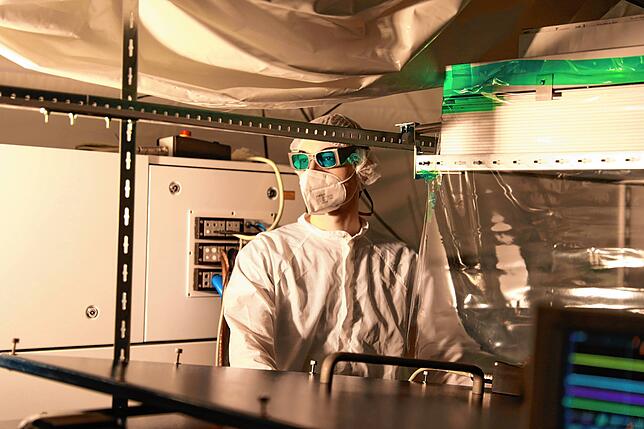 Laser-Ingenieur Clemens Herkommer.