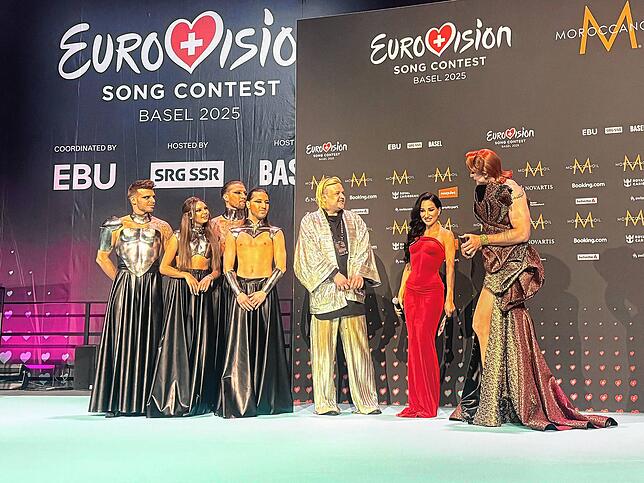 Bild 4: Alle Bilder zur „MET-Gala Europas“ in Basel: So präsentieren sich die ESC-Acts bei der Eröffnungszeremonie