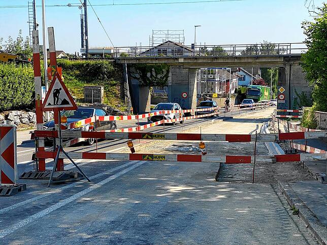 Mit einem Verkehrsmodell wurde errechnet, dass Kreuzlingen zwei große Baustellen verkraften kann.
