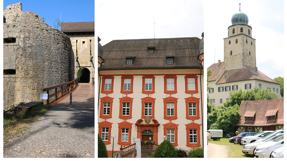 Bild : Von der Ruine bis zur ehemaligen Fürstenresidenz: Eine visuelle Führung durch eine Burg und zwei Schlösser im Landkreis Waldshut