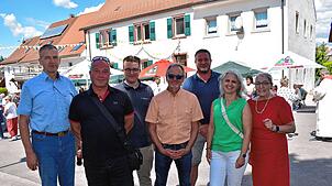 Das Projekt Rathausplatz-Sanierung war ein längerer Prozess. Bei Beginn der Bauphase war Norbert Schwarz (links) als damaliger ...