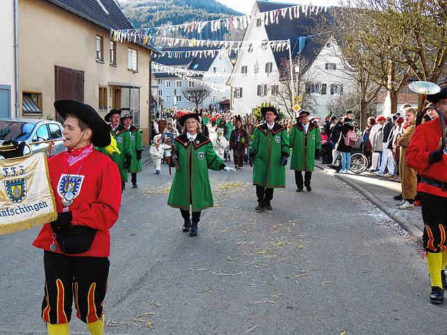 Bild 11: Viele Zuschauer beim Umzug in Gutmadingen am Sonntag