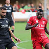 Der Verbandsligist 1. FC Rielasingen-Arlen (rechts Obed Chidindu Ugondu) bestreitet sein erstes Testspiel erst am kommenden Wochenende, ...