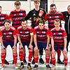 SC Niederhof/Binzgen Futsal: 
Hinten von links: Julian Ernst, Jannis Langendorf, Niklas Frey, Steffen Birlin, Coach Karl-Heinz Peter ...