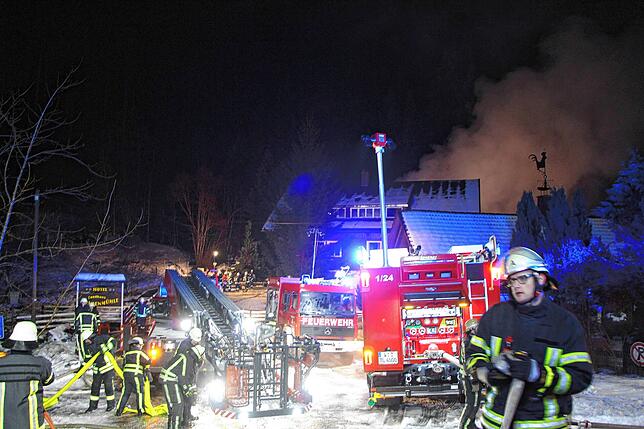 Bild 9: Brand im Hotel Walkenmühle in Bonndorf - die Bilder