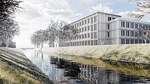 So soll der Neubau des Amtsgerichts nach den ersten Architektenplänen einmal aussehen.