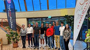 Vorstand und Jugendsprecher (von links): Tanja Lang, Alexandra Gröber, Simone Beuchelt, Michael Rimmele, Evi Polito, Valentin ...