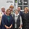 Sie stehen dem Projekt „Guter Start Wohnen“. (von links): Brigitte Ossege-Eckert (Caritas), Anja Wirth (Betreuung GuStaWo), Regina Link ...