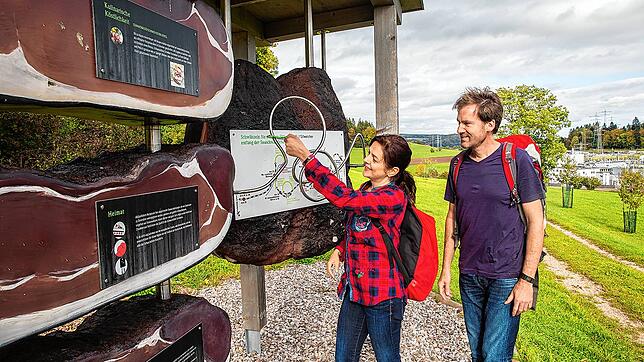 Abschnittsweise folgt die Wanderung auch dem Genießerpfad Sauschwänzle-Weg.