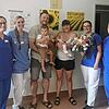 Neonatologin Dr. Ursula Büsse, Kinderkrankenschwester und Stillberaterin Kathrin Meier, Oberärztin Hannah Bekarew und Kreißsaalärztin ...