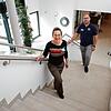 Heimleiterin Isabella Dix und Pflegerdienstleiter Bogdan Iclim vom Seniorenzentrum Aachquelle haben im März ein Haus mit 45 Plätzen ...