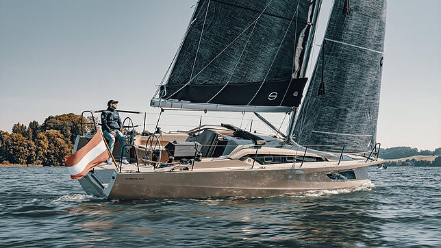 Eine Segelyacht der österreichischen Traditionswerft Sunbeam. Rund die Hälfte der Produktion geht nach Deutschland.