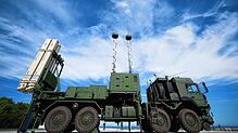 Eine Startereinheit des Luftverteidigungssystems Iris-T SLM der Firma Diehl Defence. Die Trefferquote liegt bei nahezu 100 Prozent.