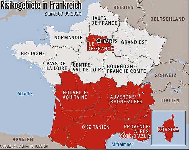 Bild 3: 8500 Fälle pro Tag: Frankreich meldet wieder sehr hohe Corona-Infiziertenzahlen &ndash; warum dennoch alles anders ist als im März