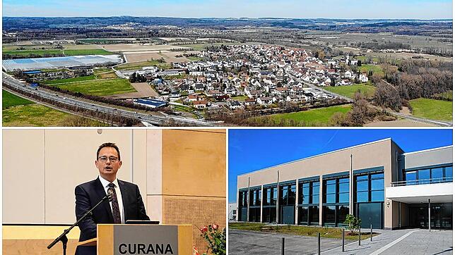 Beim Neujahresempfang in Beuren ging es Ortsvorsteher Stephan Einsiedel (links unten) neben einem Rückblick auch um die Zukunft des ...