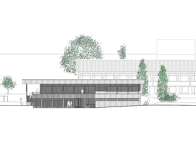 Das Haus der Vereine (vor der Grundschule Öhningen) soll gebaut werden. Offen war noch die Art und Höhe der Förderung durch die ...