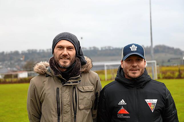Die Überlinger Trainer Erol Seger (links) und Patrick Thum.